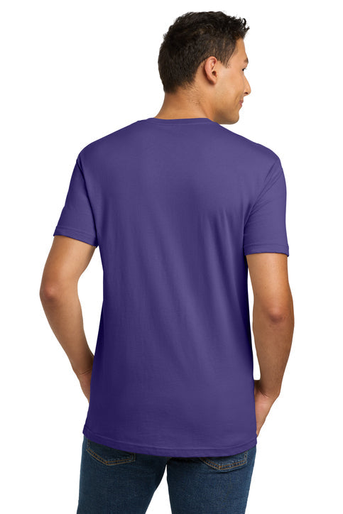 Next Level Apparel Adult Cotton Tee with custom logo embroidery