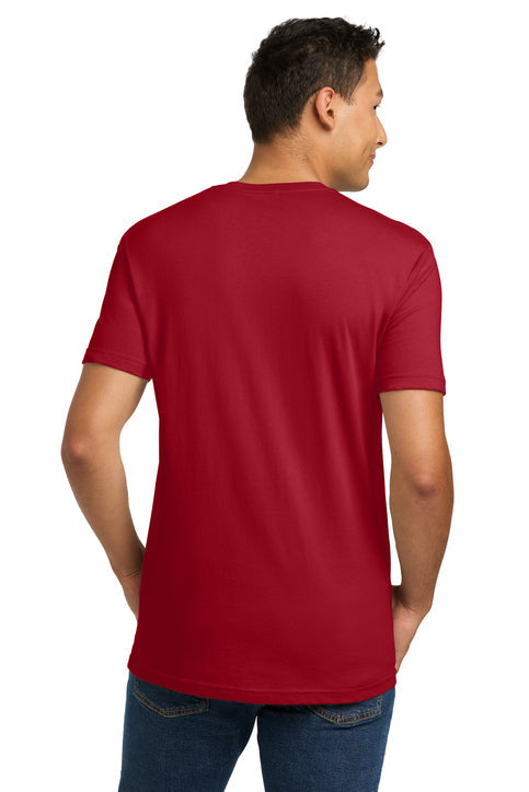 Next Level Apparel Adult Cotton Tee with custom logo embroidery