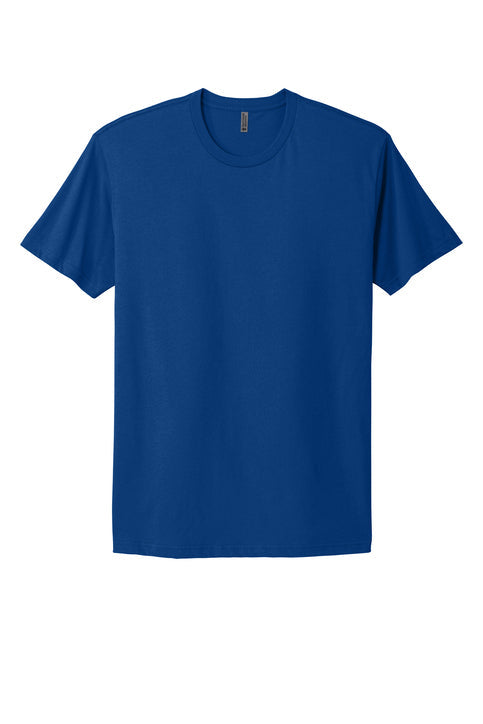 Next Level Apparel Adult Cotton Tee with custom logo embroidery