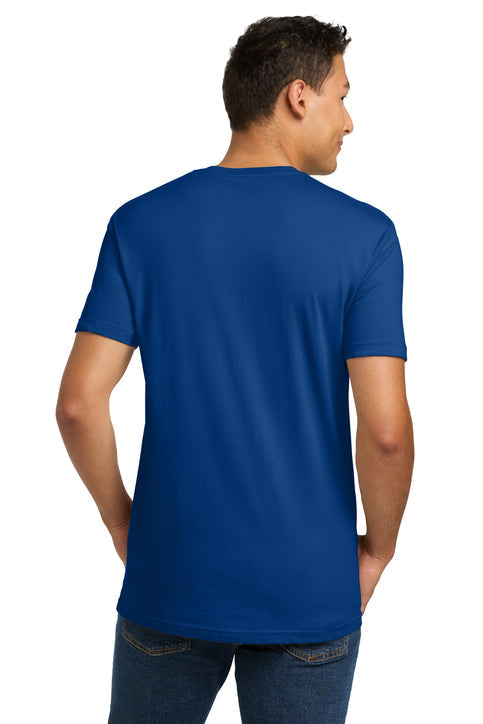 Next Level Apparel Adult Cotton Tee with custom logo embroidery