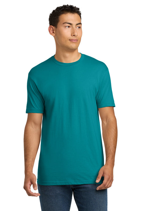 Next Level Apparel Adult Cotton Tee with custom logo embroidery