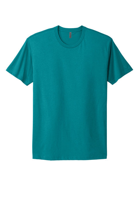 Next Level Apparel Adult Cotton Tee with custom logo embroidery