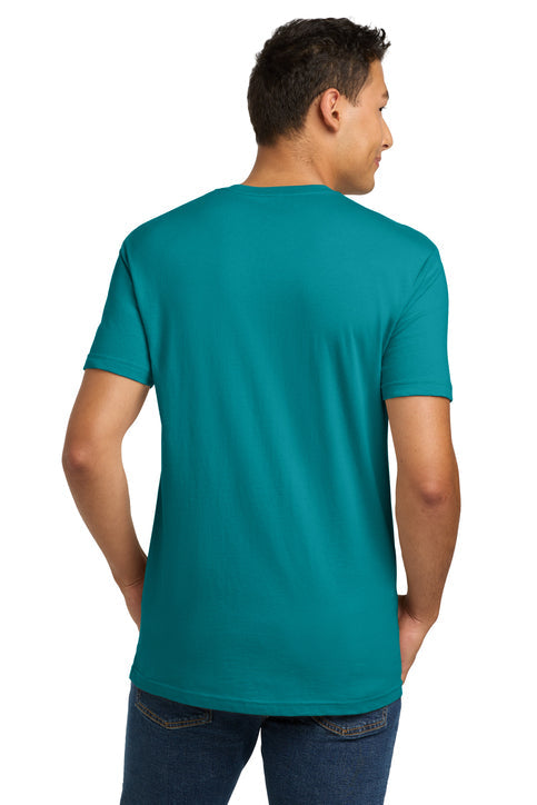 Next Level Apparel Adult Cotton Tee with custom logo embroidery