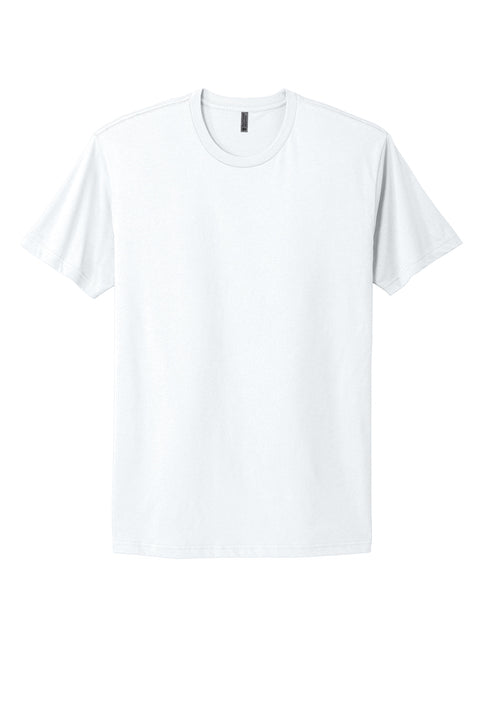 Next Level Apparel Adult Cotton Tee with custom logo embroidery