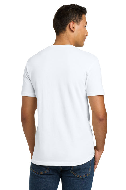 Next Level Apparel Adult Cotton Tee with custom logo embroidery