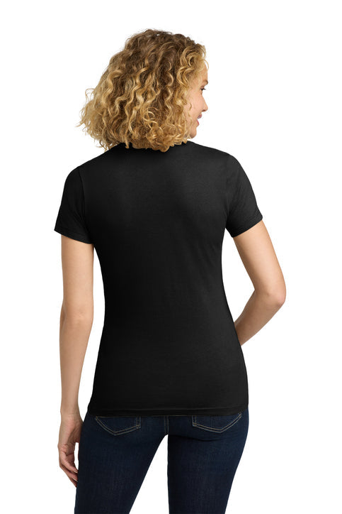 Next Level Apparel Women’s Cotton Tee with custom logo embroidery