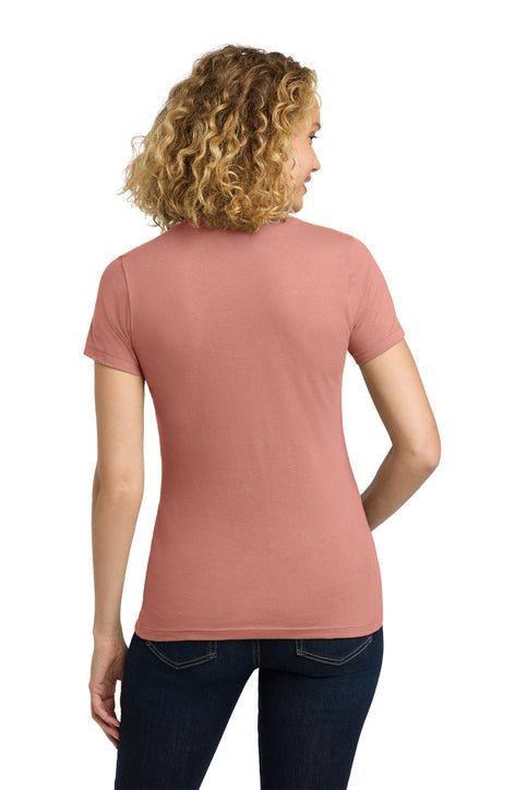 Next Level Apparel Women’s Cotton Tee with custom logo embroidery