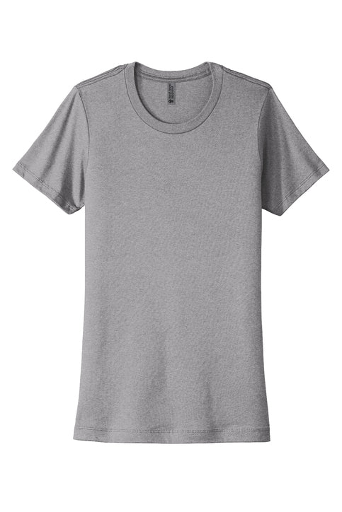 Next Level Apparel Women’s Cotton Tee with custom logo embroidery