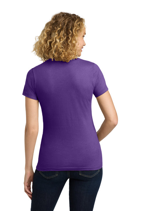 Next Level Apparel Women’s Cotton Tee with custom logo embroidery