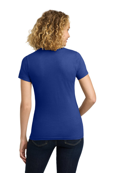 Next Level Apparel Women’s Cotton Tee with custom logo embroidery