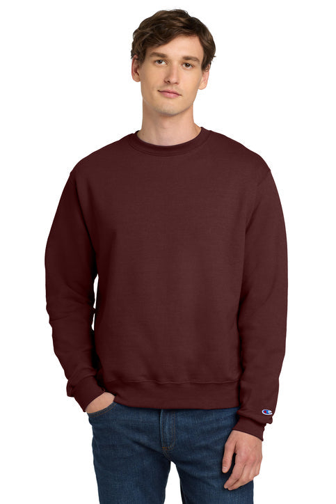 Champion Powerblend Crewneck Sweatshirt with custom logo embroidery