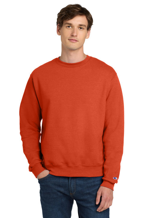 Champion Powerblend Crewneck Sweatshirt with custom logo embroidery