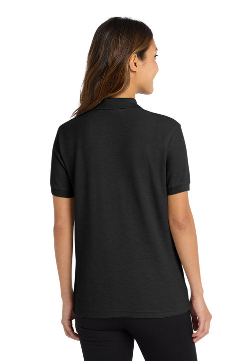 Port Authority Ladies Silk Touch Polo with custom logo embroidery