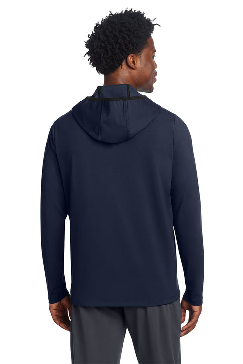 Sport-Tek Circuit Hooded Full-Zip with custom logo embroidery