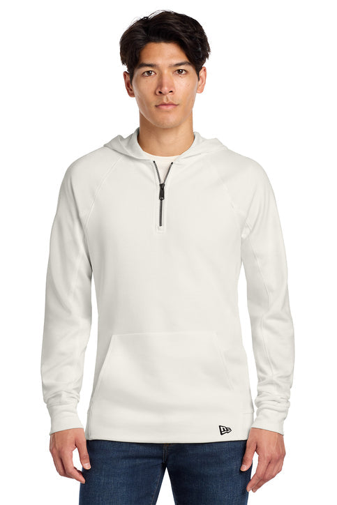 New Era STS 1/4-Zip Hoodie with custom logo embroidery