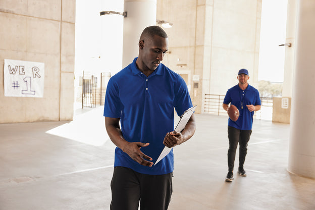 Sport-Tek UV Micropique Polo with custom logo embroidery