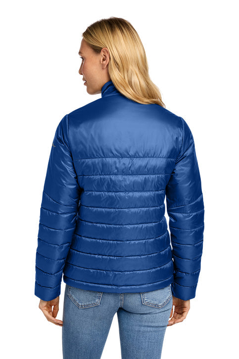 Eddie Bauer Women's Quilted Jacket with custom logo embroidery