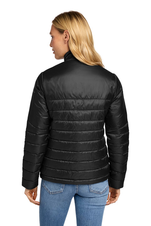 Eddie Bauer Women's Quilted Jacket with custom logo embroidery