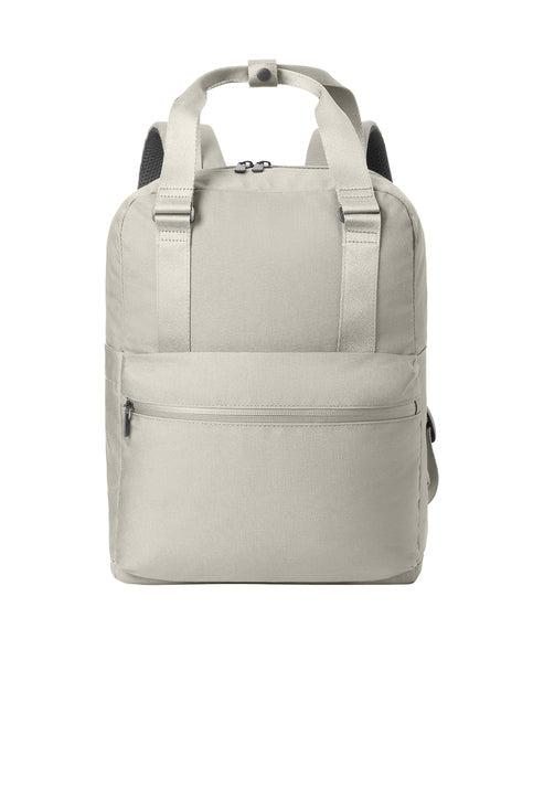 Mercer+Mettle Claremont Handled Backpack with custom logo embroidery