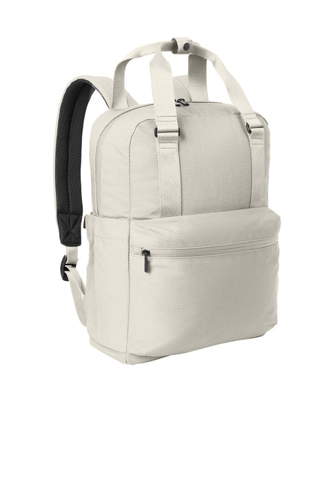 Mercer+Mettle Claremont Handled Backpack with custom logo embroidery