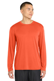 Sport-Tek Long Sleeve PosiCharge Competitor Tee with custom logo embroidery