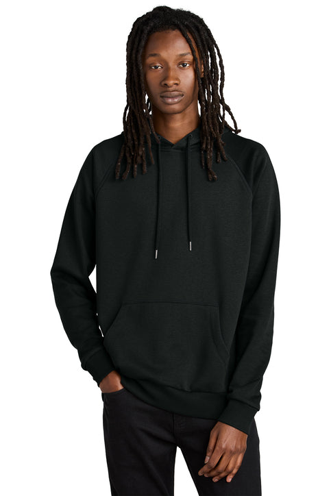 Allmade Unisex Organic CVC Fleece Pullover Hoodie with custom logo embroidery