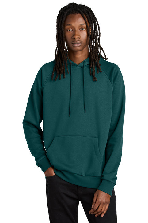 Allmade Unisex Organic CVC Fleece Pullover Hoodie with custom logo embroidery