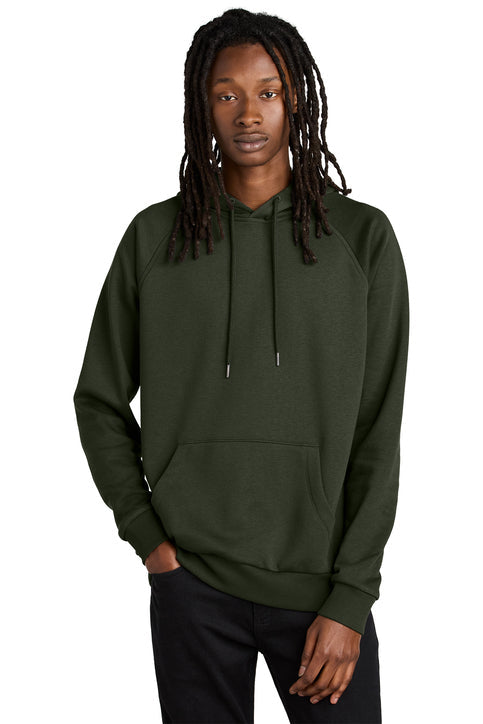 Allmade Unisex Organic CVC Fleece Pullover Hoodie with custom logo embroidery