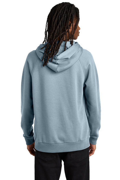 Allmade Unisex Organic CVC Fleece Pullover Hoodie with custom logo embroidery
