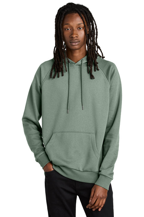 Allmade Unisex Organic CVC Fleece Pullover Hoodie with custom logo embroidery