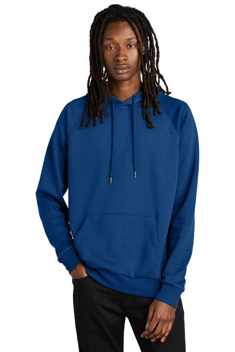 Allmade Unisex Organic CVC Fleece Pullover Hoodie with custom logo embroidery