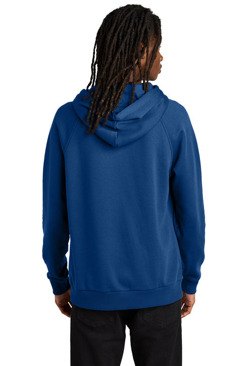 Allmade Unisex Organic CVC Fleece Pullover Hoodie with custom logo embroidery