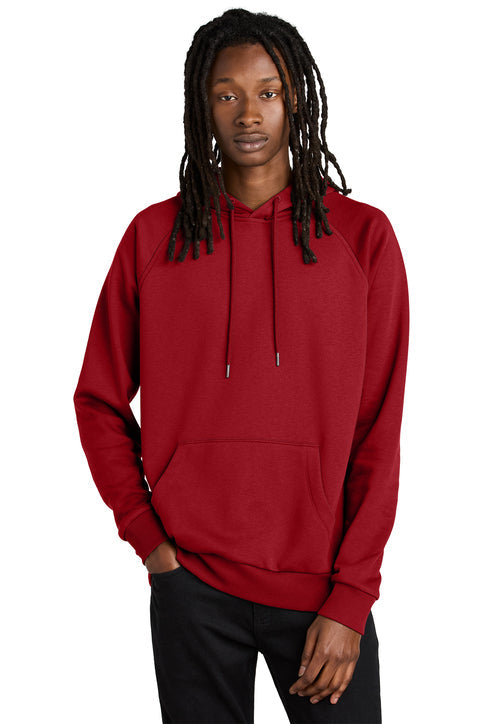 Allmade Unisex Organic CVC Fleece Pullover Hoodie with custom logo embroidery