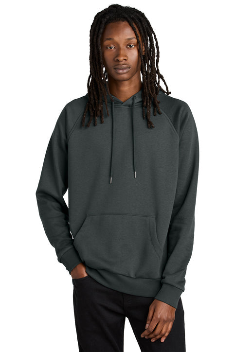 Allmade Unisex Organic CVC Fleece Pullover Hoodie with custom logo embroidery