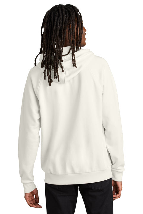 Allmade Unisex Organic CVC Fleece Pullover Hoodie with custom logo embroidery