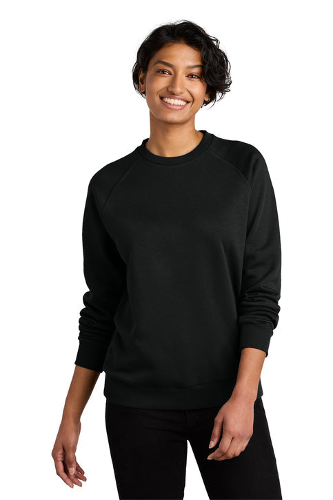Allmade Unisex Organic CVC Fleece Crewneck Sweatshirt with custom logo embroidery