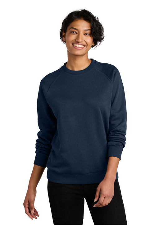 Allmade Unisex Organic CVC Fleece Crewneck Sweatshirt with custom logo embroidery