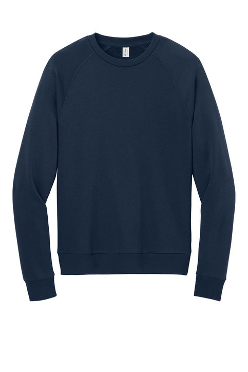 Allmade Unisex Organic CVC Fleece Crewneck Sweatshirt with custom logo embroidery