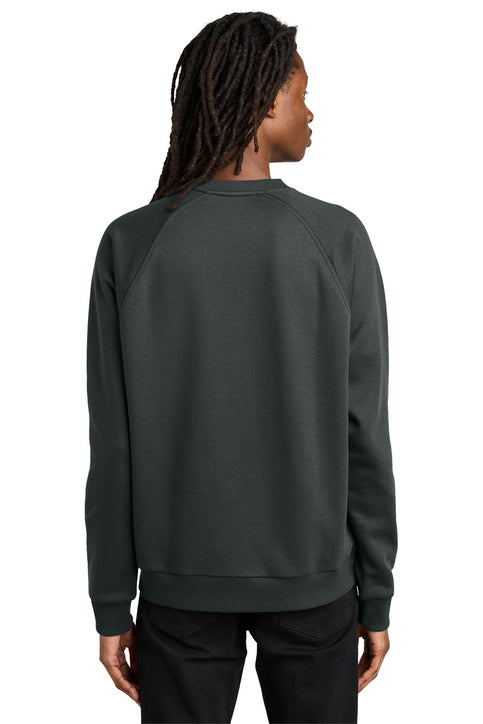 Allmade Unisex Organic CVC Fleece Crewneck Sweatshirt with custom logo embroidery