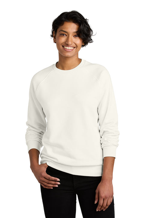 Allmade Unisex Organic CVC Fleece Crewneck Sweatshirt with custom logo embroidery