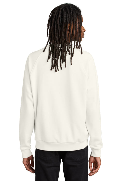 Allmade Unisex Organic CVC Fleece Crewneck Sweatshirt with custom logo embroidery