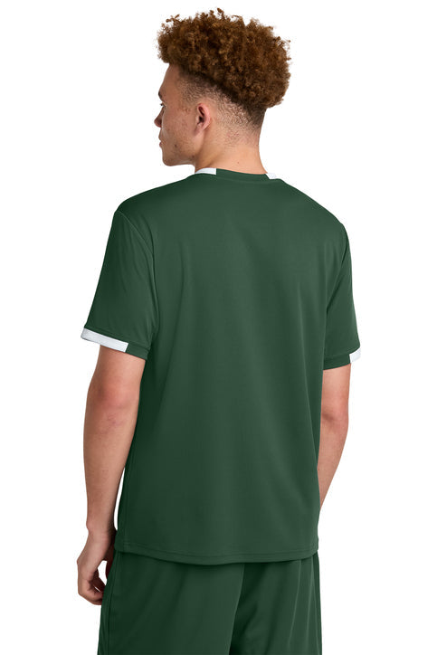Sport-Tek Club Short Sleeve Crew with custom logo embroidery