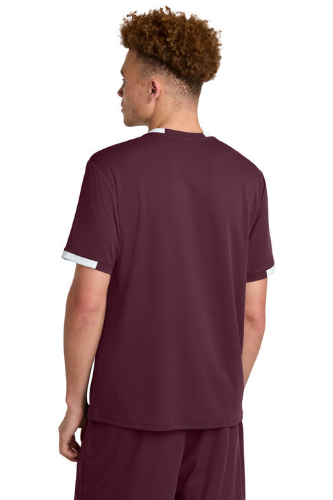 Sport-Tek Club Short Sleeve Crew with custom logo embroidery