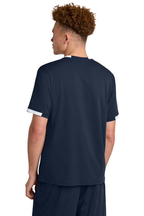 Sport-Tek Club Short Sleeve Crew with custom logo embroidery