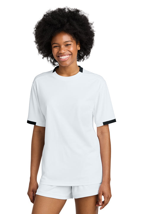 Sport-Tek Club Short Sleeve Crew with custom logo embroidery