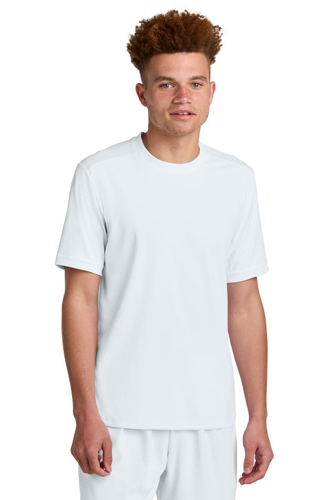 Sport-Tek Club Short Sleeve Crew with custom logo embroidery
