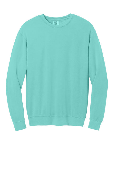 Comfort Colors Lightweight Crewneck Sweatshirt with custom logo embroidery
