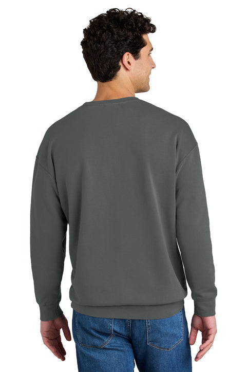 Comfort Colors Lightweight Crewneck Sweatshirt with custom logo embroidery