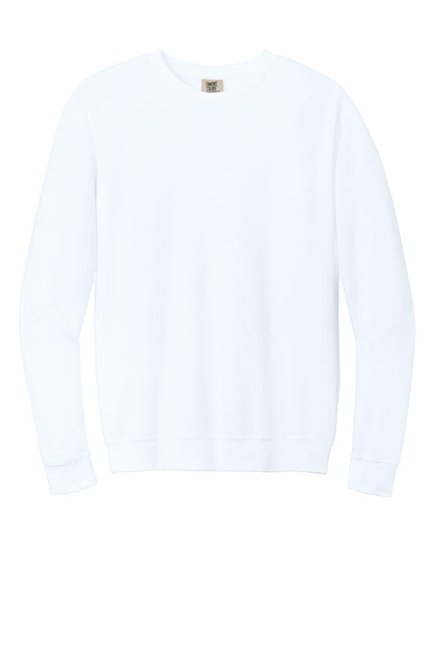 Comfort Colors Lightweight Crewneck Sweatshirt with custom logo embroidery