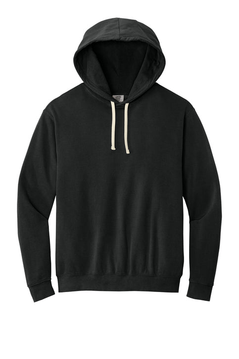 Comfort Colors Lightweight Hooded Sweatshirt with custom logo embroidery